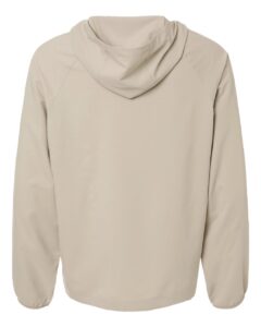 CORE365 CE520L Men’s UltraUVP Shoreline Long Sleeve Hooded Pullover – Stone (back)