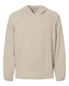 CORE365 CE520L Men’s UltraUVP Shoreline Long Sleeve Hooded Pullover – Stone