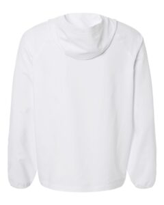 CORE365 CE520L Men’s UltraUVP Shoreline Long Sleeve Hooded Pullover – White (back)