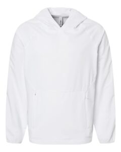 CORE365 CE520L Men’s UltraUVP Shoreline Long Sleeve Hooded Pullover – White