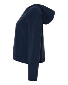 CORE365 CE520LW Women’s UltraUVP Shoreline Long Sleeve Hooded Pullover – Classic Navy (side)
