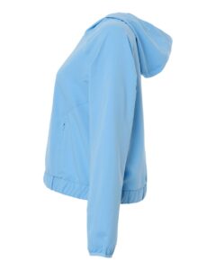 CORE365 CE520LW Women’s UltraUVP Shoreline Long Sleeve Hooded Pullover – Columbia Blue (side)