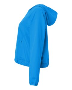 CORE365 CE520LW Women’s UltraUVP Shoreline Long Sleeve Hooded Pullover – Electric Blue (side)