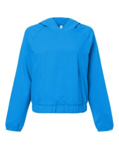 CORE365 CE520LW Women’s UltraUVP Shoreline Long Sleeve Hooded Pullover – Electric Blue