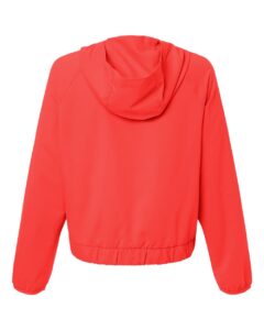 CORE365 CE520LW Women’s UltraUVP Shoreline Long Sleeve Hooded Pullover – Marina Red (back)