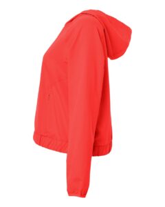 CORE365 CE520LW Women’s UltraUVP Shoreline Long Sleeve Hooded Pullover – Marina Red (side)