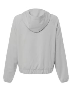 CORE365 CE520LW Women’s UltraUVP Shoreline Long Sleeve Hooded Pullover – Platinum (back)