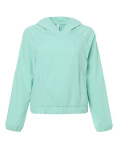 CORE365 CE520LW Women’s UltraUVP Shoreline Long Sleeve Hooded Pullover – Sea Glass
