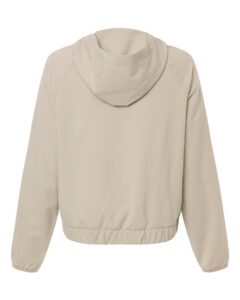 CORE365 CE520LW Women’s UltraUVP Shoreline Long Sleeve Hooded Pullover – Stone (back)