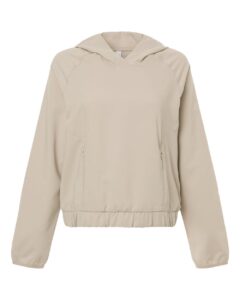 CORE365 CE520LW Women’s UltraUVP Shoreline Long Sleeve Hooded Pullover – Stone