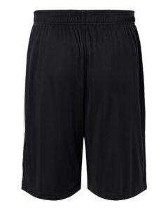 Team 365 TT115B Unisex Zone Performance Reversible Shorts – Black/ White (back)