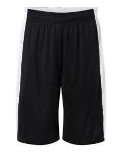 Team 365 TT115B Unisex Zone Performance Reversible Shorts – Black/ White