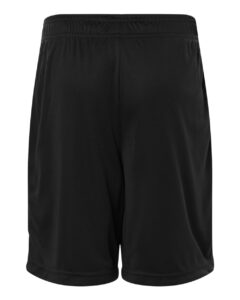 Team 365 TT115BY Youth Zone Performance Reversible Shorts – Black/ White (back)