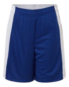 Team 365 TT115BY Youth Zone Performance Reversible Shorts – Sport Royal/ White