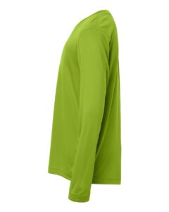 CORE365 CE10LY Youth Capital Performance Long Sleeve T-Shirt – Acid Green (side)