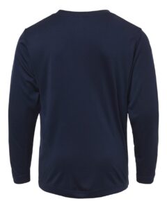 CORE365 CE10LY Youth Capital Performance Long Sleeve T-Shirt – Classic Navy (back)