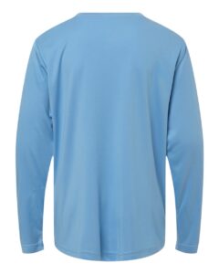 CORE365 CE10LY Youth Capital Performance Long Sleeve T-Shirt – Columbia Blue (back)