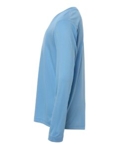 CORE365 CE10LY Youth Capital Performance Long Sleeve T-Shirt – Columbia Blue (side)