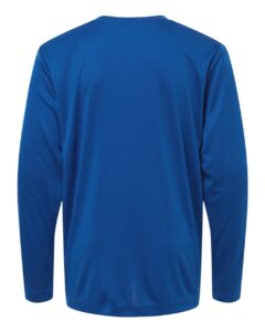 CORE365 CE10LY Youth Capital Performance Long Sleeve T-Shirt – True Royal (back)