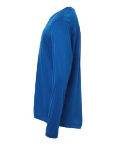 CORE365 CE10LY Youth Capital Performance Long Sleeve T-Shirt – True Royal (side)