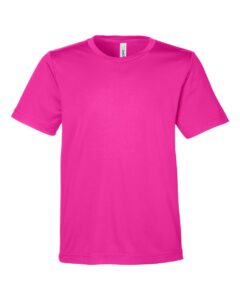 CORE365 CE10Y Youth Capital Performance T-Shirt – Bright Magenta