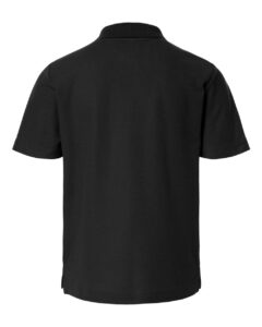 CORE365 CE106Y Youth Resolve CVC Performance Pique Polo – Black (back)