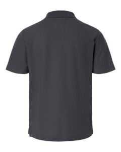 CORE365 CE106Y Youth Resolve CVC Performance Pique Polo – Carbon (back)