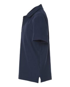 CORE365 CE106Y Youth Resolve CVC Performance Pique Polo – Classic Navy (side)