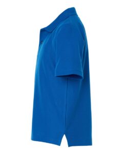 CORE365 CE106Y Youth Resolve CVC Performance Pique Polo – True Royal (side)