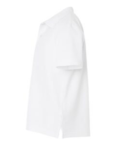 CORE365 CE106Y Youth Resolve CVC Performance Pique Polo – White (side)