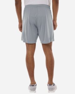 AllPro 48SH0 Men’s Pro-Lock Performance 7″ Shorts with Pockets – Heather Steel (on model back)