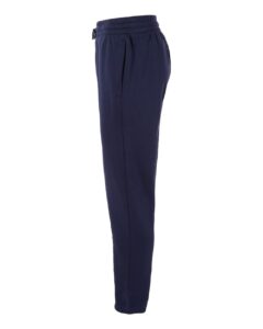 Under Armour 1373882 Men’s Icon Fleece Joggers – Midnight Navy/ White (side)