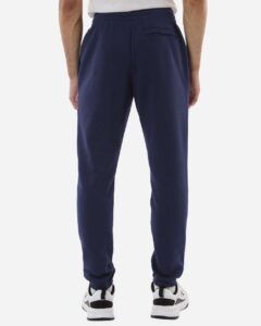 Under Armour 1373882 Men’s Icon Fleece Joggers – Midnight Navy/ White (on model back)