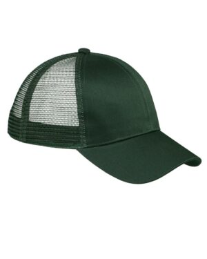 Big Accessories BX019 Twill Front Trucker Cap