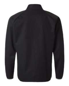 Adidas A2027 Men’s Ultimate365 Wind Quarter-Zip Pullover – Black (back)