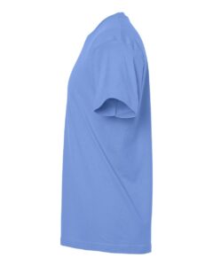 Tultex 202 Unisex Fine Jersey T-Shirt – Carolina Blue (side)