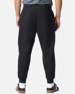 Gildan 18250 Unisex Heavy Blend™ Joggers – Black (on model back)
