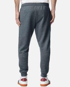 Gildan 18250 Unisex Heavy Blend™ Joggers – Dark Heather (on model back)