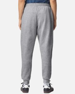 Gildan 18250 Unisex Heavy Blend™ Joggers – Sport Grey (on model back)