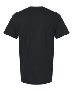 Gildan 64PLSMA Unisex Softstyle® Plasma Print T-Shirt – Black (back)
