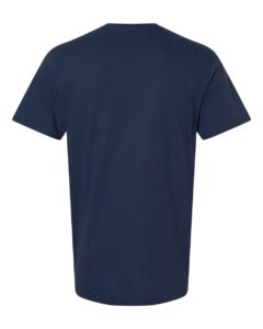 Gildan 64PLSMA Unisex Softstyle® Plasma Print T-Shirt – Navy (back)
