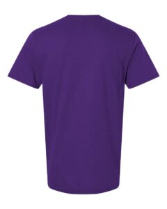 Gildan 64PLSMA Unisex Softstyle® Plasma Print T-Shirt – Purple (back)