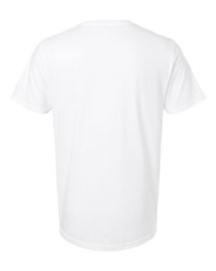 Gildan 64PLSMA Unisex Softstyle® Plasma Print T-Shirt – White (back)