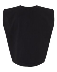 American Apparel 307GD Women’s Heavyweight Cotton Garment-Dyed Muscle Tee – True Black (back)