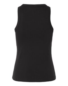 American Apparel BR2101 Women’s Baby Rib Fitted Tank – Black (back)