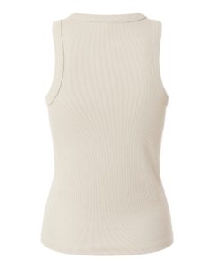 American Apparel BR2101 Women’s Baby Rib Fitted Tank – Bone (back)