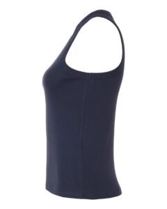 American Apparel BR2101 Women’s Baby Rib Fitted Tank – Navy (side)