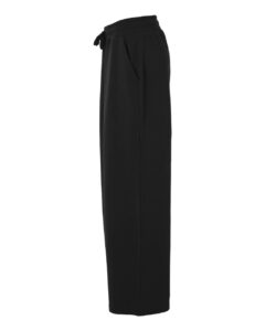 American Apparel FTP00 Women’s French Terry Wide Leg Pants – Black (side)