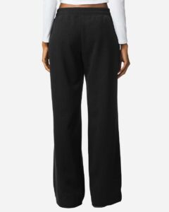 American Apparel FTP00 Women’s French Terry Wide Leg Pants – Black (on model back)