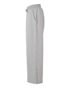 American Apparel FTP00 Women’s French Terry Wide Leg Pants – Heather Grey (side)